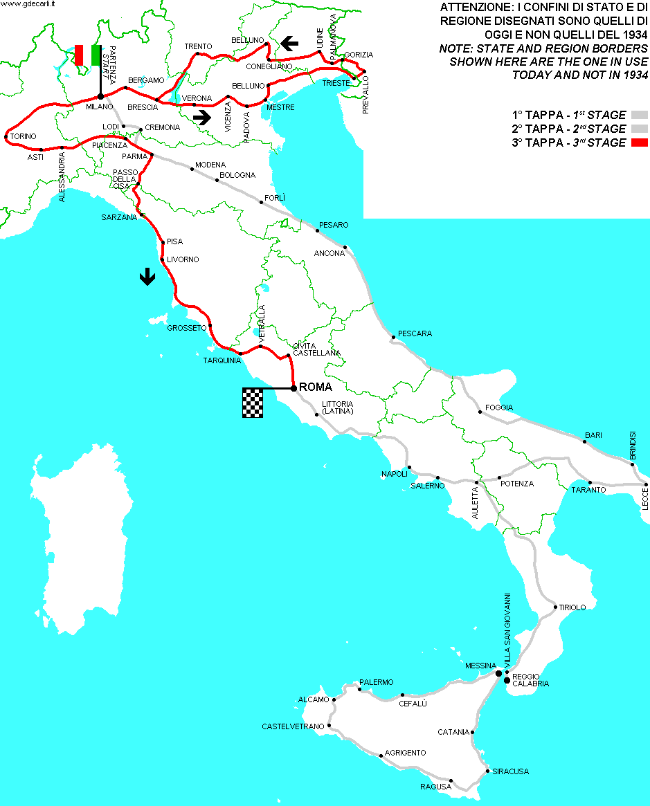 Giro d’Italia 1934 - 3<sup>rd</sup> stage